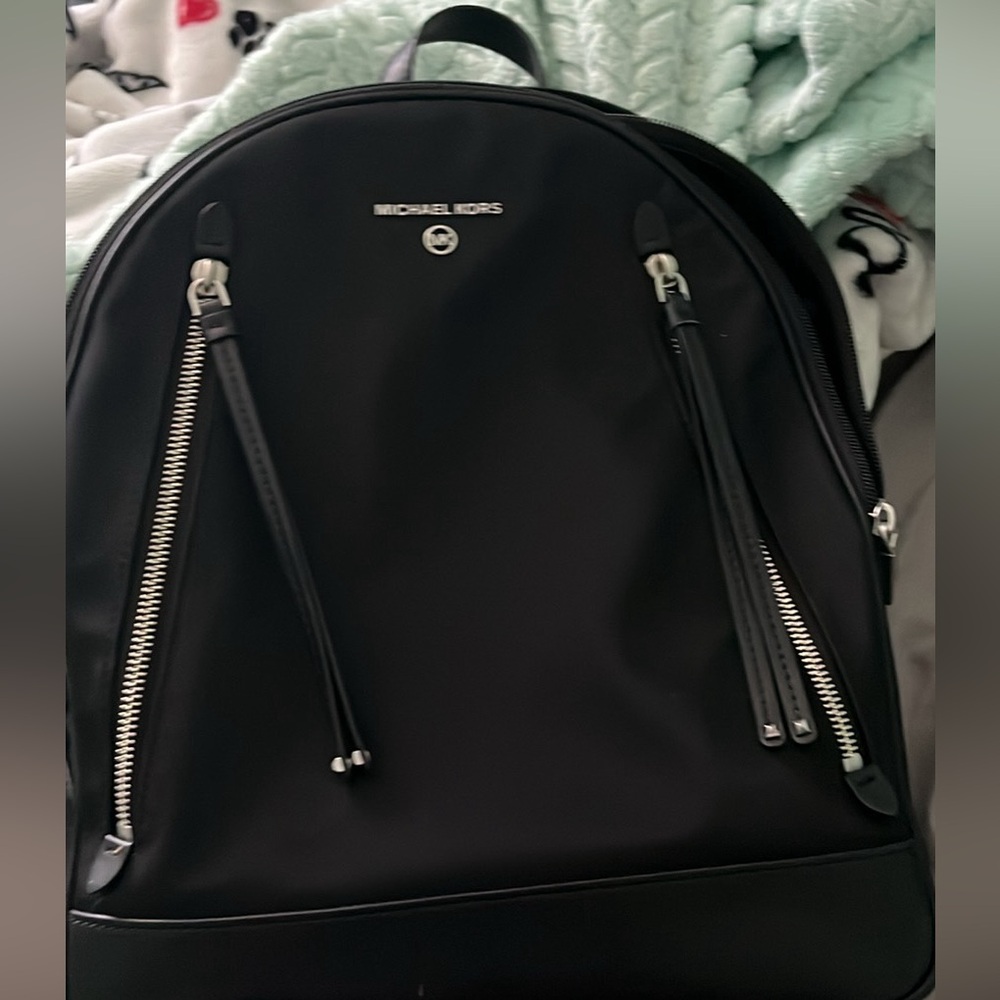 Black MK backpack